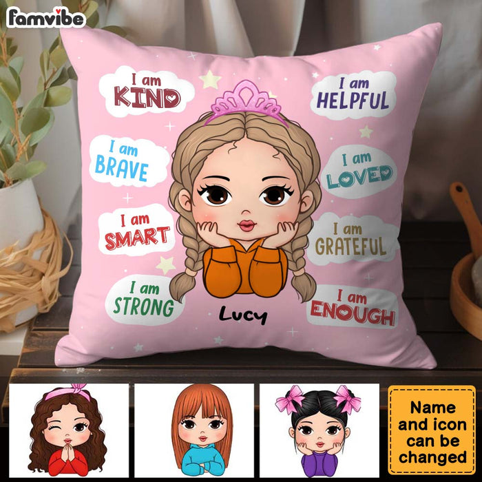 Personalized Gift For Granddaughter I Am Kind Pillow 31500 1