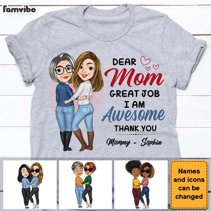Personalized Great Job Mom Shirt - Hoodie - Sweatshirt 24206 1