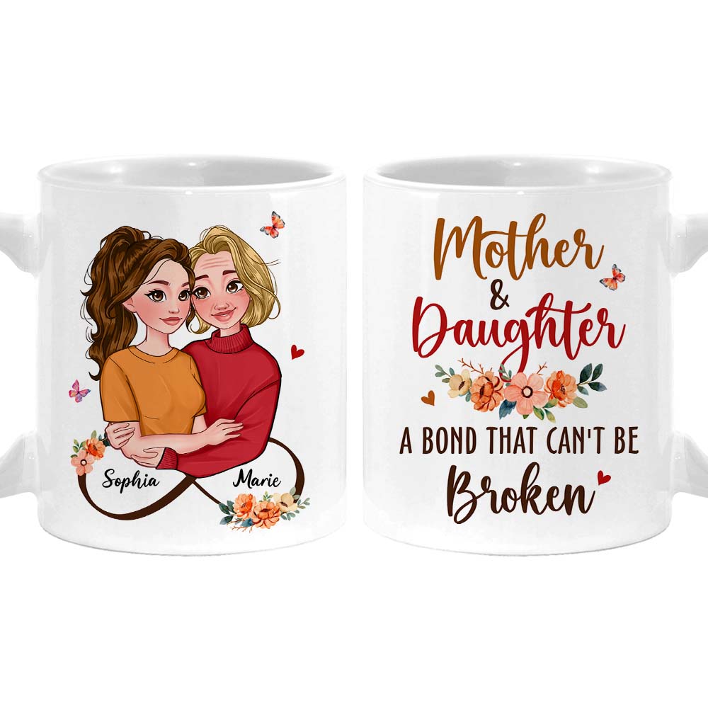 Personalized Gift for Mother and Daughter Mug 24207 Primary Mockup