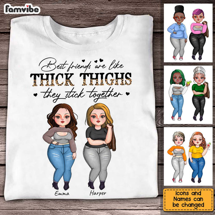 Personalized Thick Thighs Friends Shirt - Hoodie - Sweatshirt 24211 1