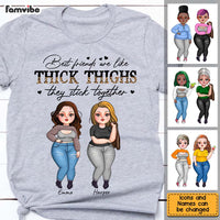 Personalized Thick Thighs Friends Shirt - Hoodie - Sweatshirt 24211 thumb 1