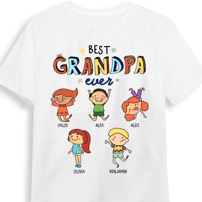 Personalized Gift For Grandpa Dad Shirt - Hoodie - Sweatshirt 24212 1