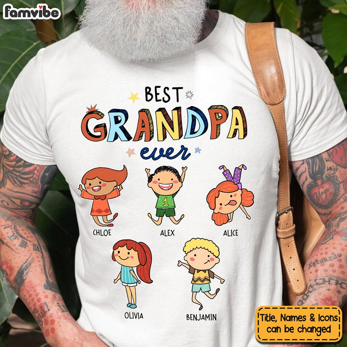 Personalized Gift For Grandpa Dad Shirt - Hoodie - Sweatshirt 24212 1