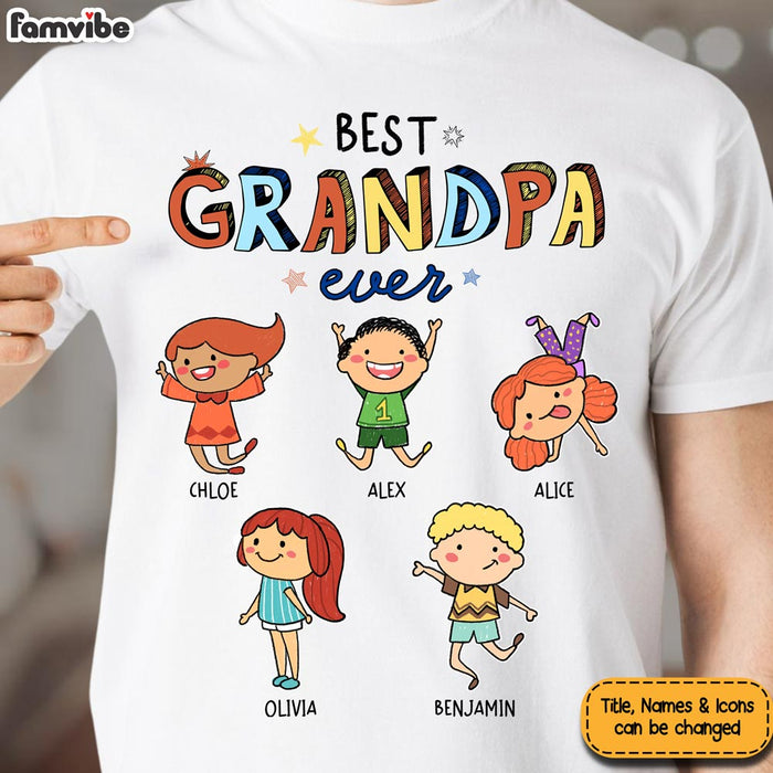 Personalized Gift For Grandpa Dad Shirt - Hoodie - Sweatshirt 24212 1