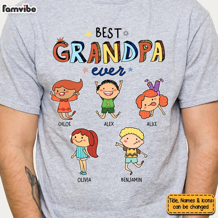 Personalized Gift For Grandpa Dad Shirt - Hoodie - Sweatshirt 24212 1