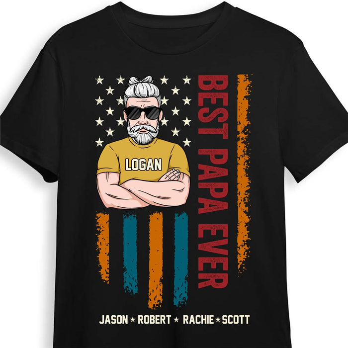 Personalized Gift For Grandpa Shirt - Hoodie - Sweatshirt 24215 1