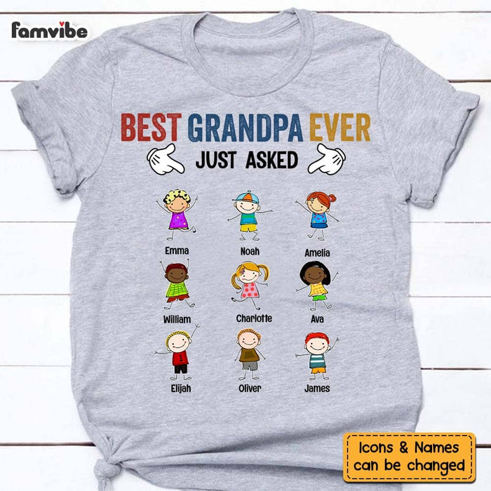 Personalized Gift For Grandpa Shirt - Hoodie - Sweatshirt 24216 1