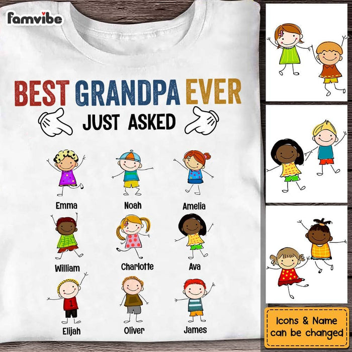 Personalized Gift For Grandpa Shirt - Hoodie - Sweatshirt 24216 1