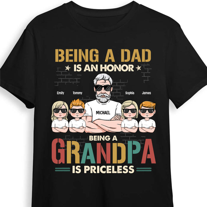 Personalized Being A Papa Is Priceless Shirt - Hoodie - Sweatshirt 24217 1