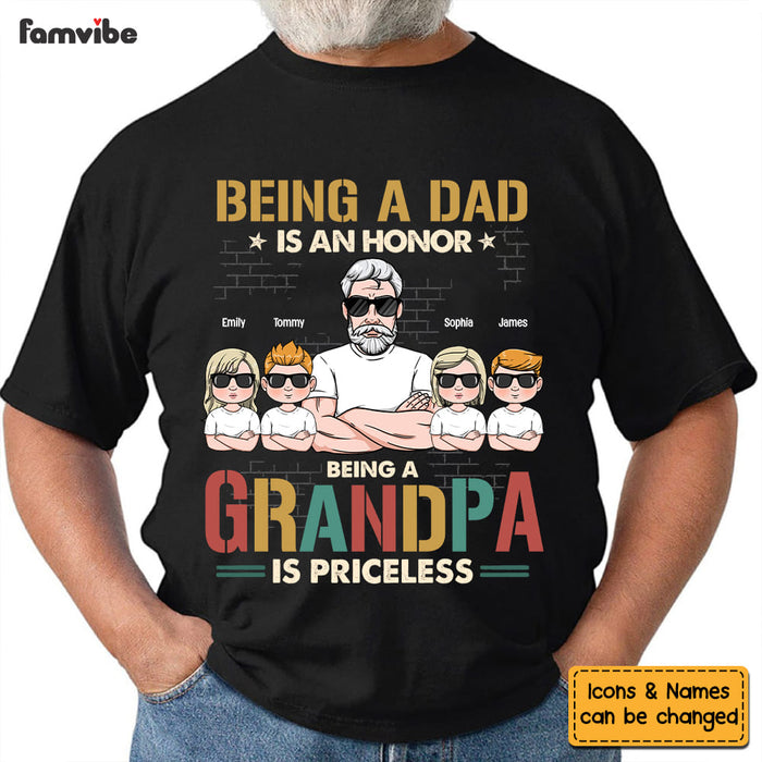 Personalized Being A Papa Is Priceless Shirt - Hoodie - Sweatshirt 24217 1