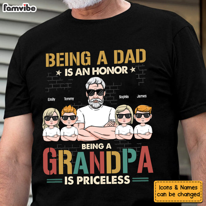 Personalized Being A Papa Is Priceless Shirt - Hoodie - Sweatshirt 24217 1