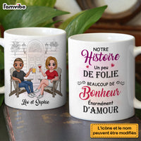 Personalized Gift For Couple French Our History Mug 30816 thumb 1
