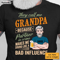 Personalized They Call Me Grandpa Shirt - Hoodie - Sweatshirt 24220 thumb 1