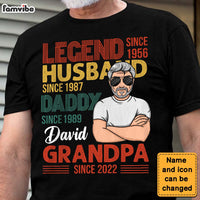 Personalized Gift For Grandpa Legend Shirt - Hoodie - Sweatshirt 24223 thumb 1