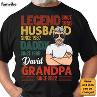 Personalized Gift For Grandpa Legend Shirt - Hoodie - Sweatshirt 24223 thumb 1