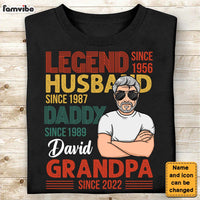 Personalized Gift For Grandpa Legend Shirt - Hoodie - Sweatshirt 24223 thumb 1