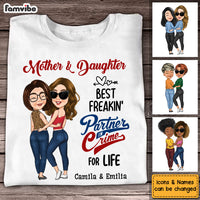 Personalized Gift Mother And Daughter Partner In Crime Shirt - Hoodie - Sweatshirt 24226 thumb 1