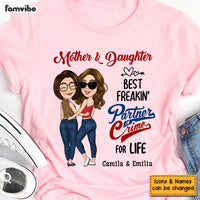 Personalized Gift Mother And Daughter Partner In Crime Shirt - Hoodie - Sweatshirt 24226 thumb 1