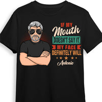Personalized Gift for Grandpa If My Mouth Does't Say It My Face Will Shirt - Hoodie - Sweatshirt 24232 thumb 1