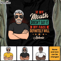 Personalized Gift for Grandpa If My Mouth Does't Say It My Face Will Shirt - Hoodie - Sweatshirt 24232 thumb 1