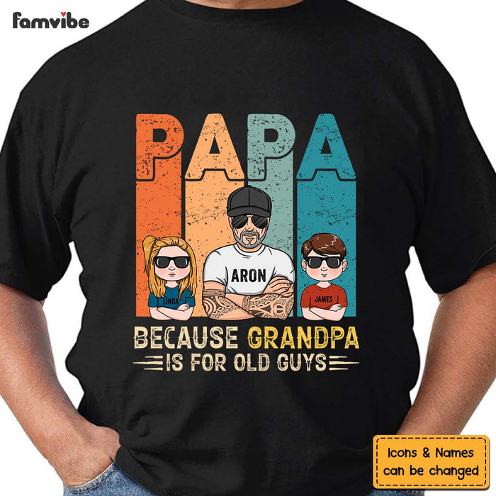 Personalized Gift Grandpa & Grandkids Shirt - Hoodie - Sweatshirt 24237 1