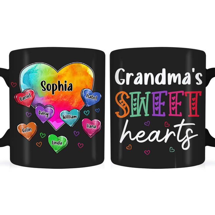 Personalized Gift For Grandma Sweet Hearts Mug 24238 1