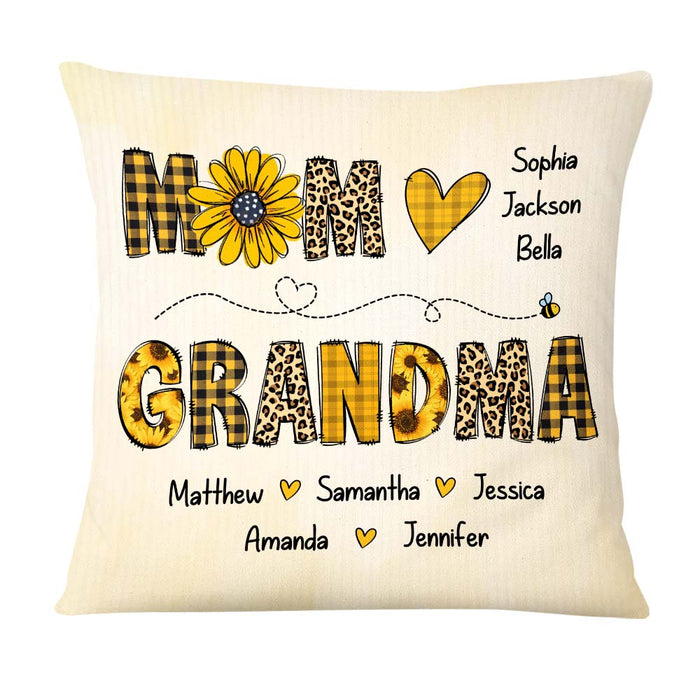 Personalized Meaningful Gift For Grandma Mom Pillow 24239 1