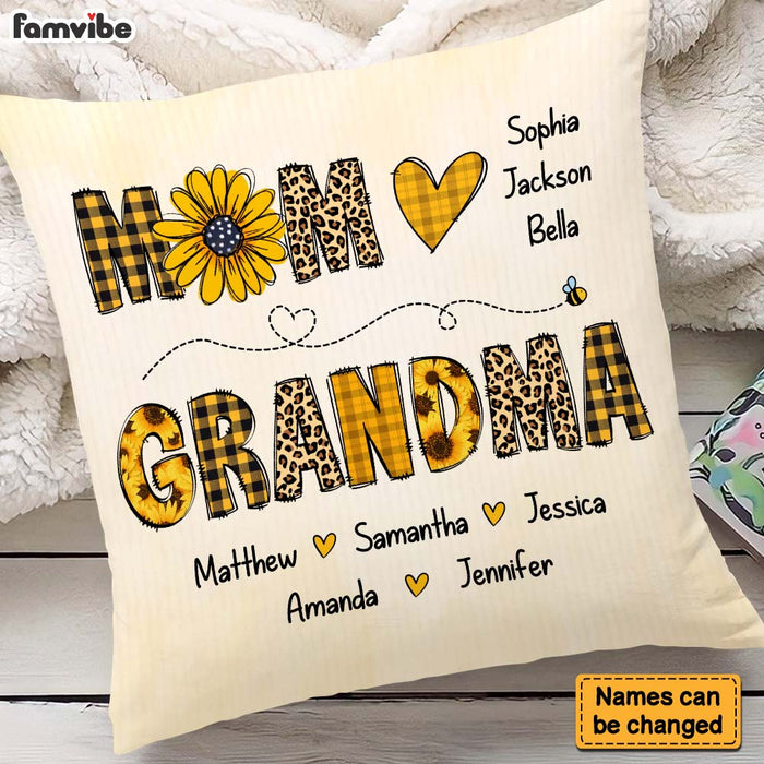 Personalized Meaningful Gift For Grandma Mom Pillow 24239 1