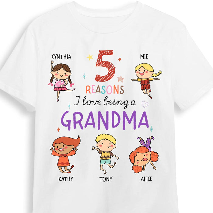 Personalized Gift For Grandma Reasons Love Being Shirt - Hoodie - Sweatshirt 24241 1