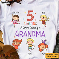 Personalized Gift For Grandma Reasons Love Being Shirt - Hoodie - Sweatshirt 24241 thumb 1
