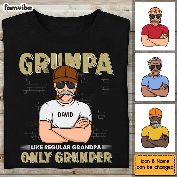 Personalized Gift For Grandpa Grumpa Grumper Shirt - Hoodie - Sweatshirt 24242 1
