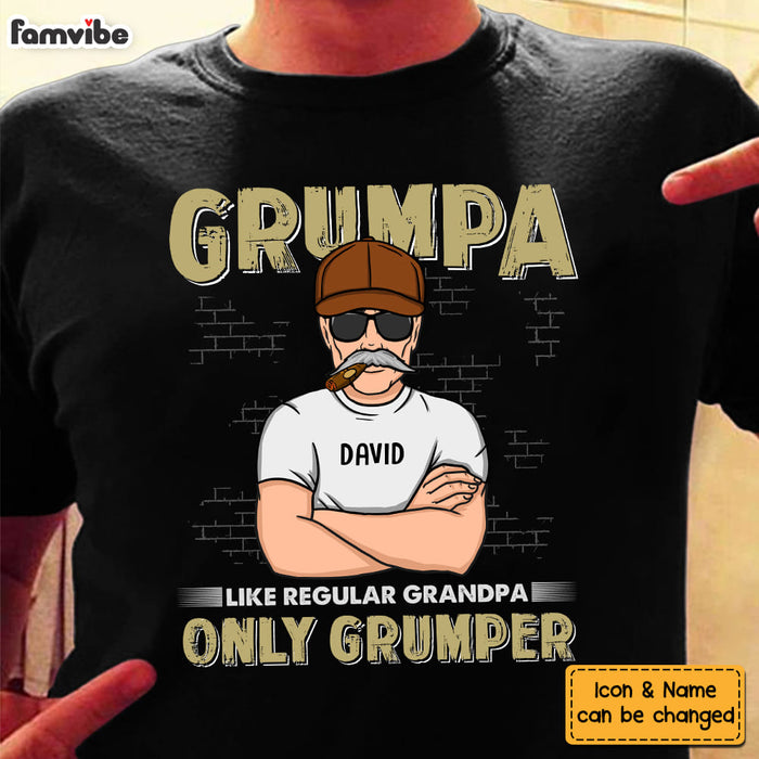 Personalized Gift For Grandpa Grumpa Grumper Shirt - Hoodie - Sweatshirt 24242 1