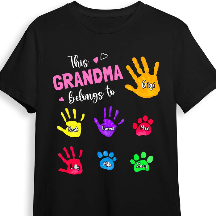 Personalized Gift For Grandma This Grandma Belongs To Shirt - Hoodie - Sweatshirt 24244 1