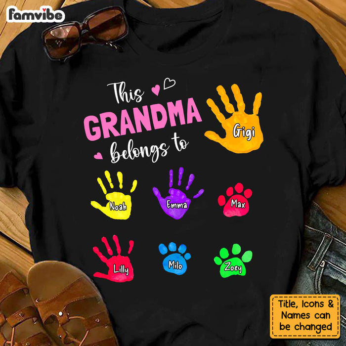 Personalized Gift For Grandma This Grandma Belongs To Shirt - Hoodie - Sweatshirt 24244 1
