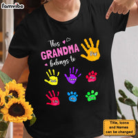 Personalized Gift For Grandma This Grandma Belongs To Shirt - Hoodie - Sweatshirt 24244 thumb 1