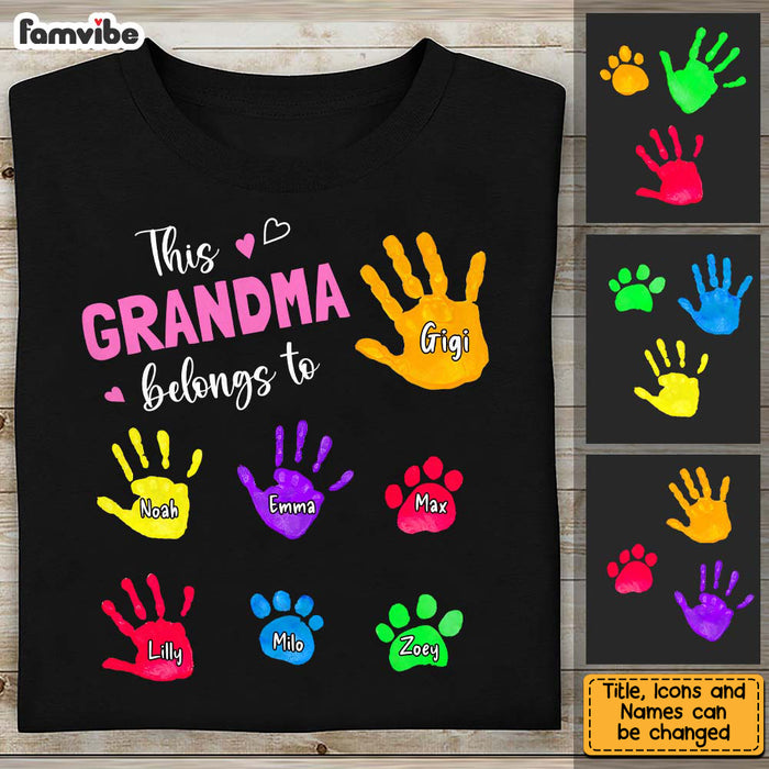 Personalized Gift For Grandma This Grandma Belongs To Shirt - Hoodie - Sweatshirt 24244 1
