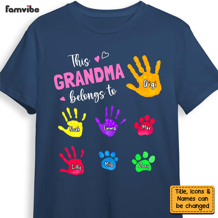Personalized Gift For Grandma This Grandma Belongs To Shirt - Hoodie - Sweatshirt 24244 1