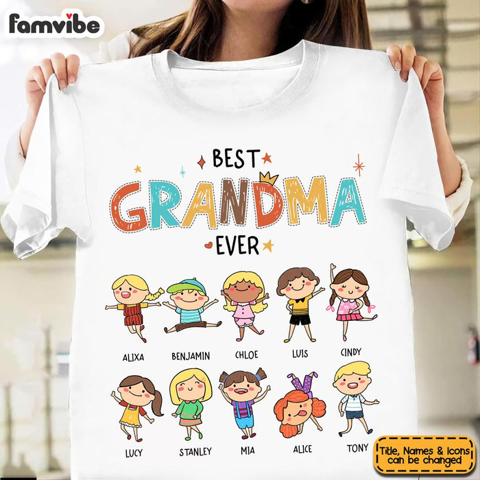 Personalized Gift For Grandma Shirt - Hoodie - Sweatshirt 24245 1