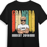 Personalized Grandpa Vintage Shirt - Hoodie - Sweatshirt 24253 thumb 1