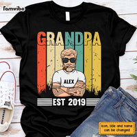Personalized Grandpa Vintage Shirt - Hoodie - Sweatshirt 24253 thumb 1