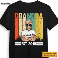 Personalized Grandpa Vintage Shirt - Hoodie - Sweatshirt 24253 thumb 1