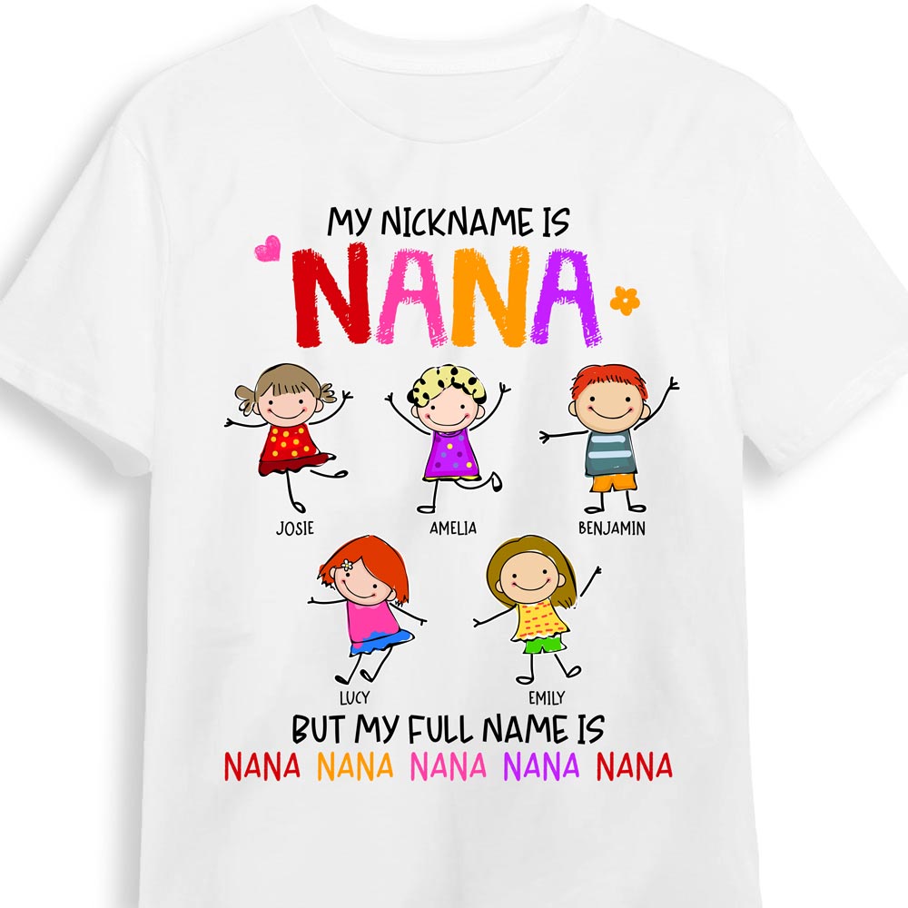 Personalized Nana Funny Shirt 24257 Primary Mockup
