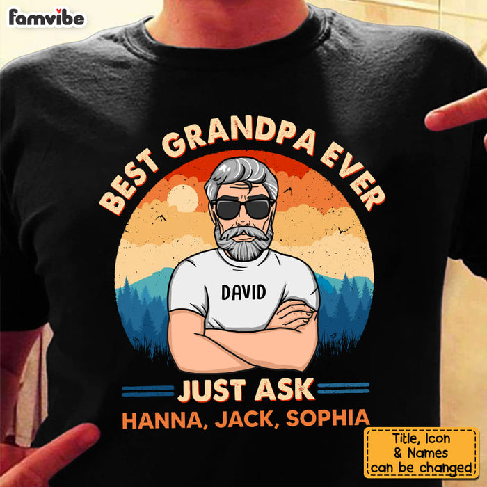 Personalized Gift For Dad Grandpa Shirt - Hoodie - Sweatshirt 24258 1