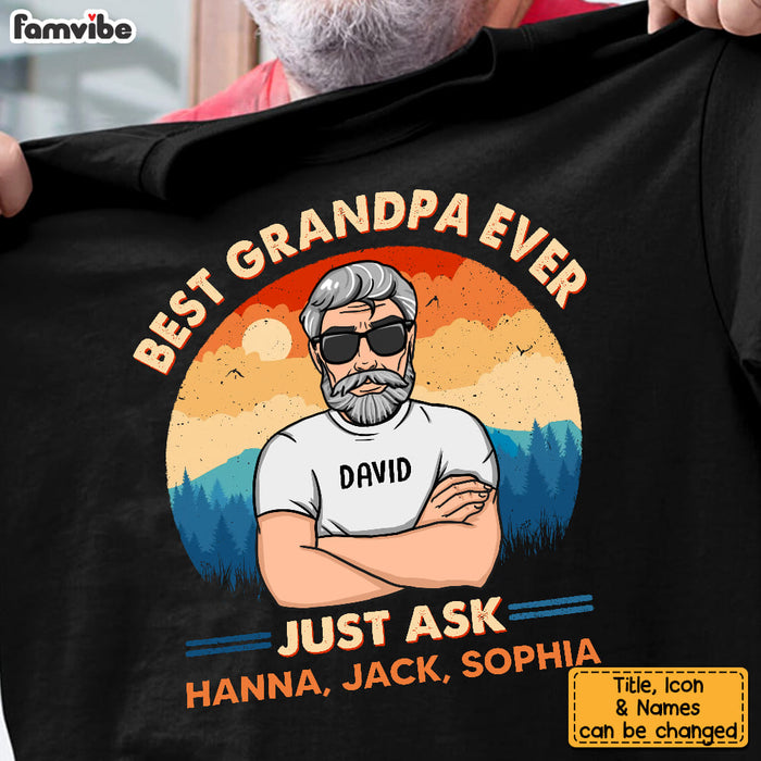 Personalized Gift For Dad Grandpa Shirt - Hoodie - Sweatshirt 24258 1