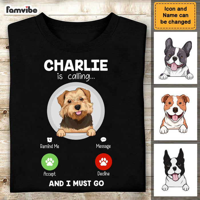 Personalized My Dog Is Calling Shirt - Hoodie - Sweatshirt 24259 1
