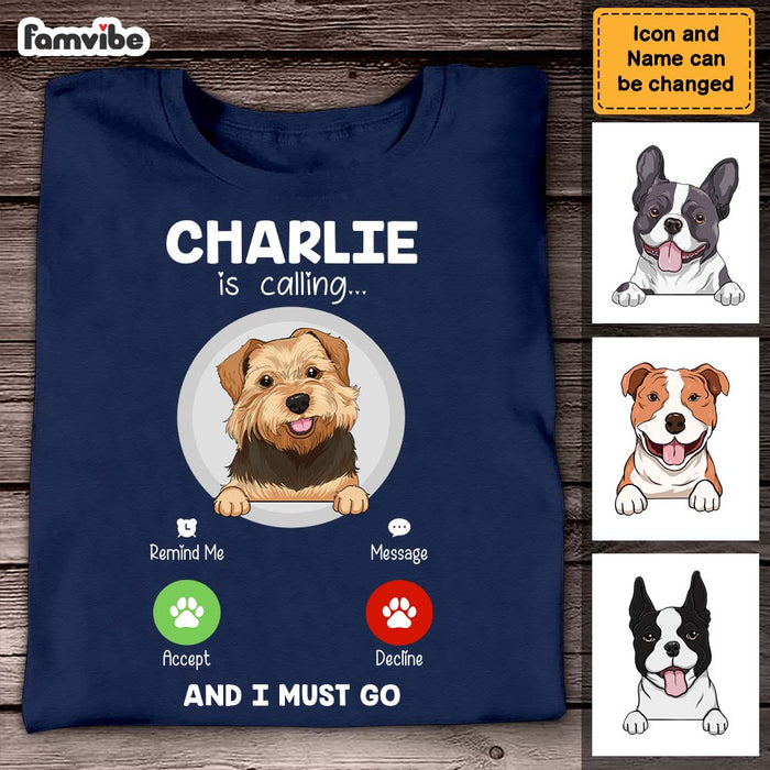 Personalized My Dog Is Calling Shirt - Hoodie - Sweatshirt 24259 1