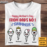 Personalized Happy Mother's Day From Sperm Funny Shirt - Hoodie - Sweatshirt 24261 thumb 1