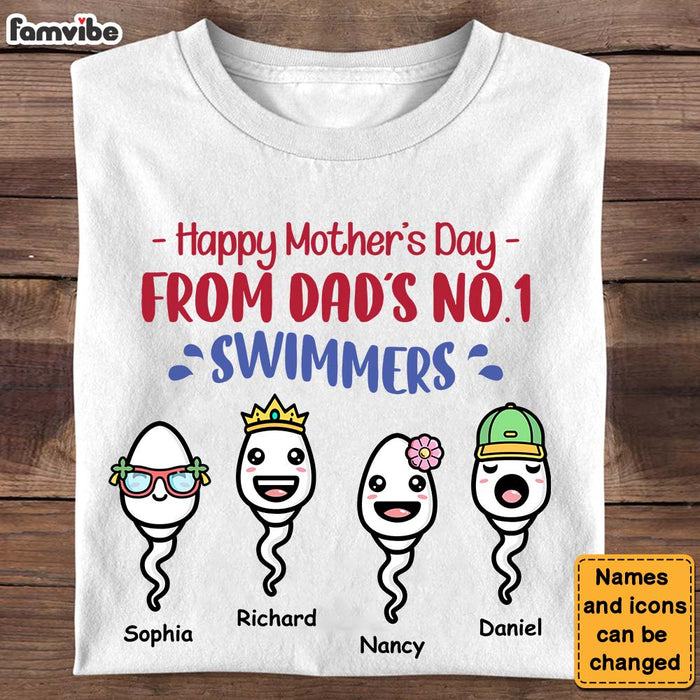 Personalized Happy Mother's Day From Sperm Funny Shirt - Hoodie - Sweatshirt 24261 1