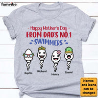 Personalized Happy Mother's Day From Sperm Funny Shirt - Hoodie - Sweatshirt 24261 thumb 1