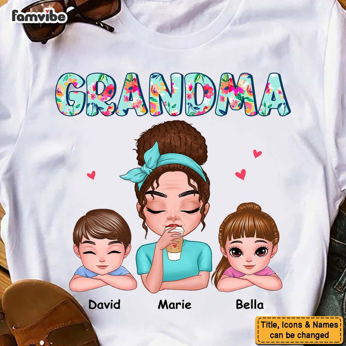 Personalized Gift For Grandma Shirt - Hoodie - Sweatshirt 24267 1